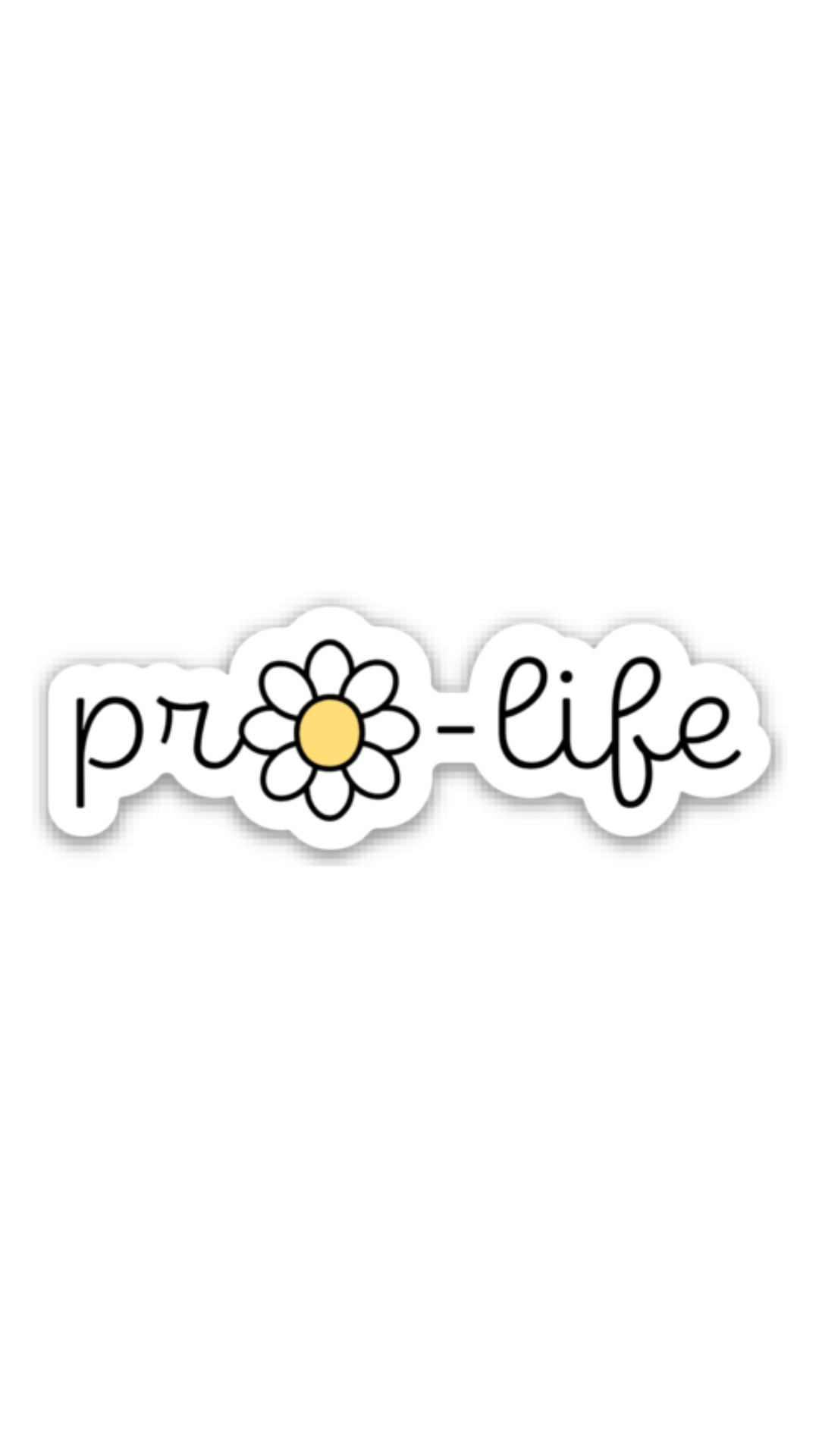 ProLife Daisy Sticker Live Action