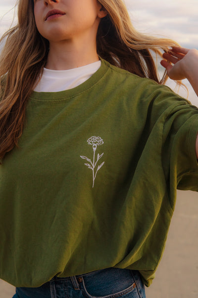 Carly Jean X Live Action Tee (Olive)