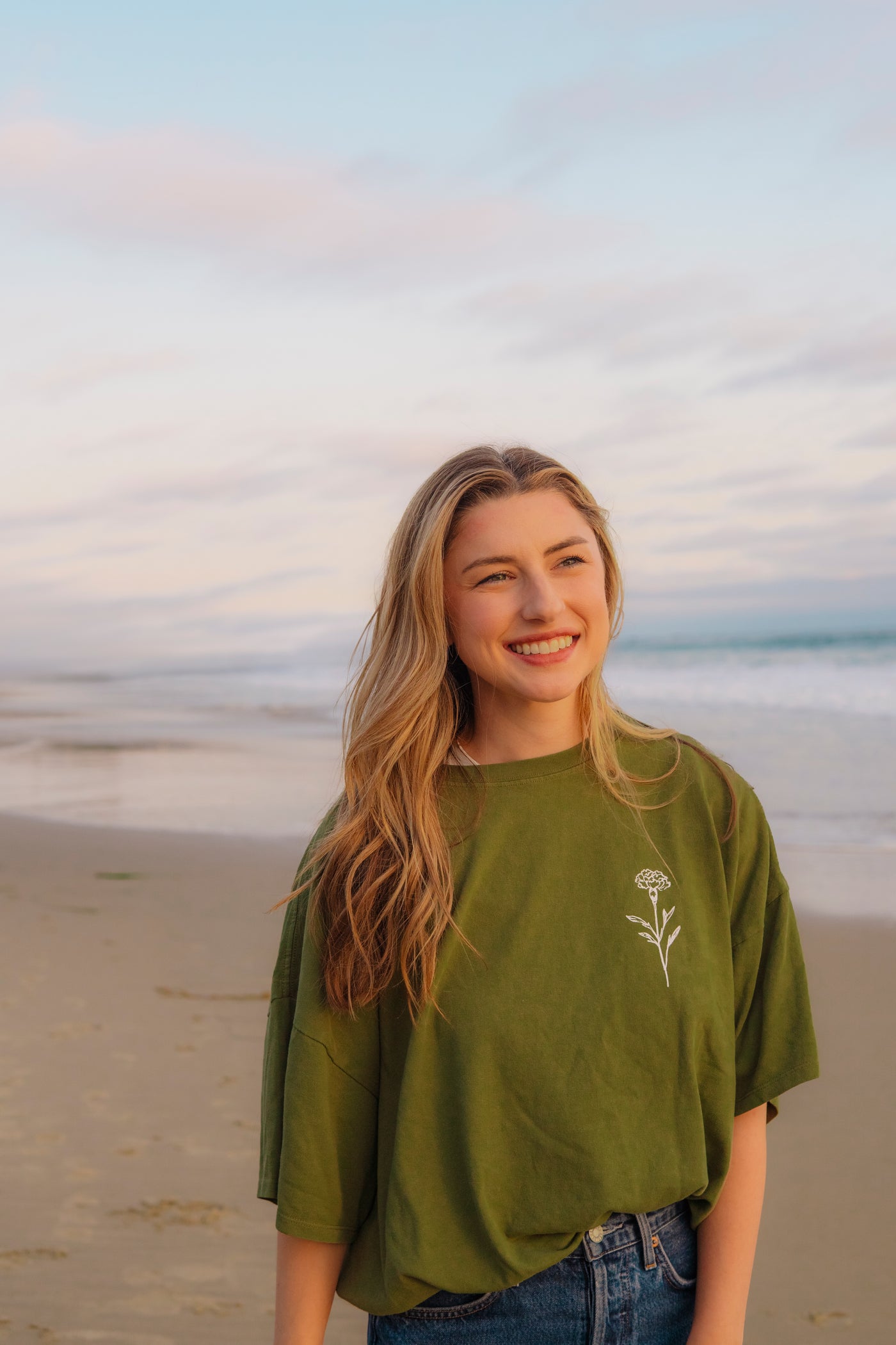 Carly Jean X Live Action Tee (Olive)