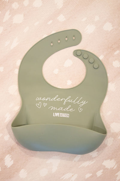 "Wonderfully Made" Baby Bib