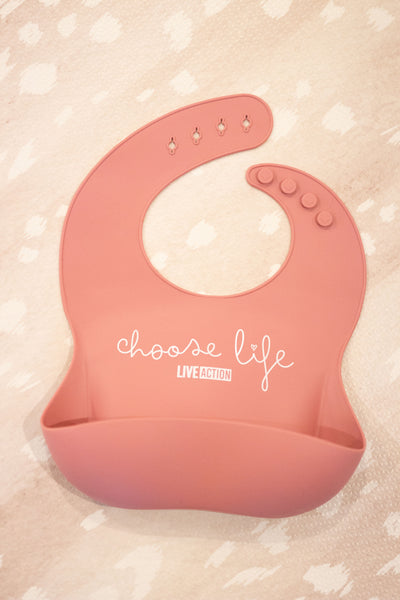 "Choose Life" Baby Bib