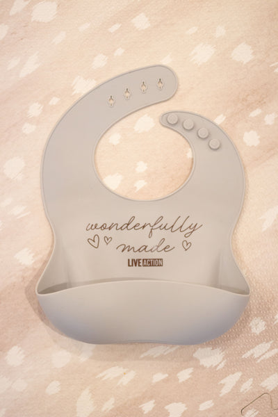 "Wonderfully Made" Baby Bib