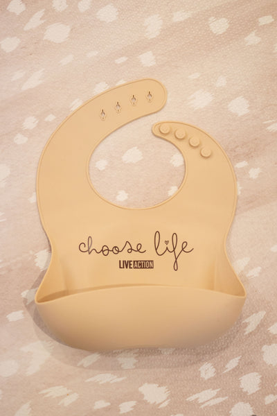 "Choose Life" Baby Bib