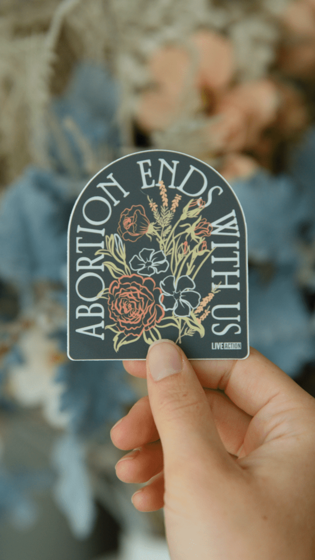 Abortion Ends With Us Stickers