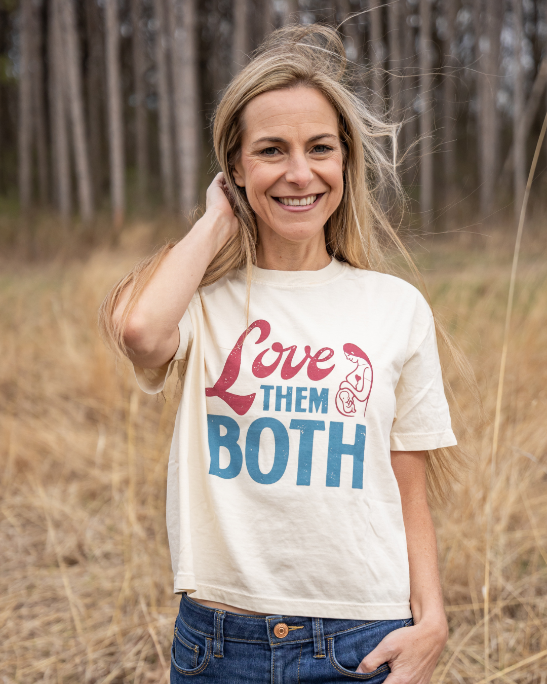 Love Them Both Women's Boxy Tee