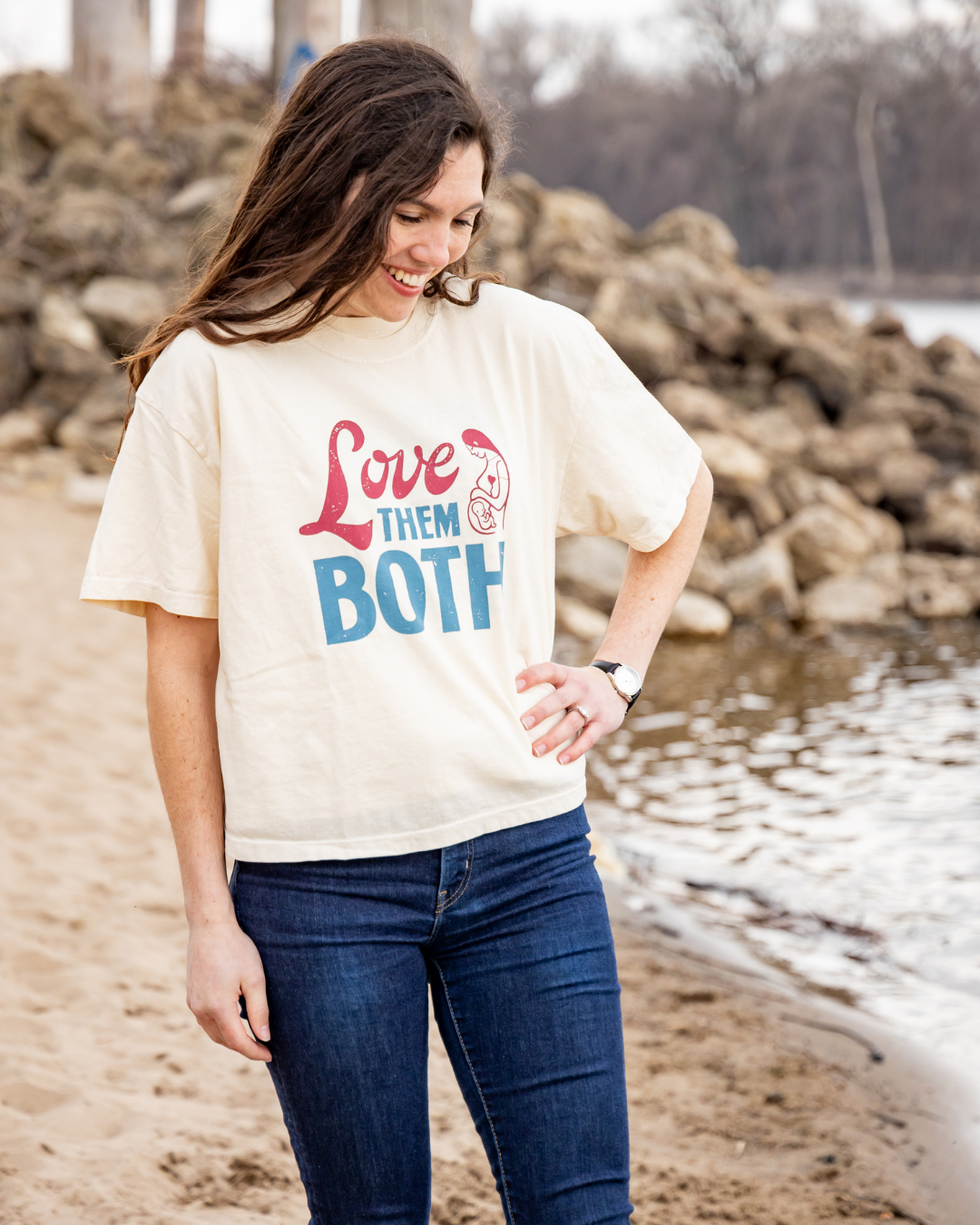 Love Them Both Women's Boxy Tee