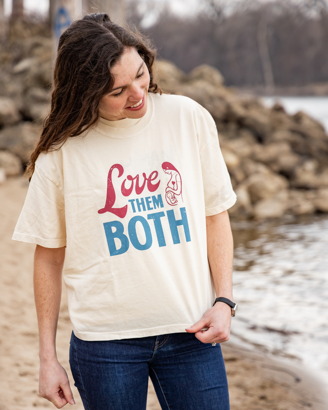 Love Them Both Women's Boxy Tee