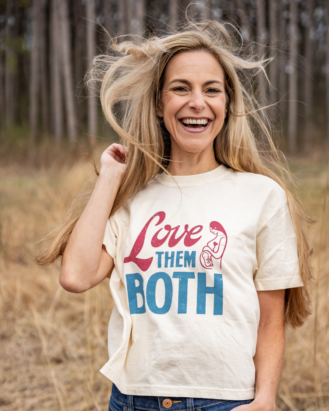 Love Them Both Women's Boxy Tee