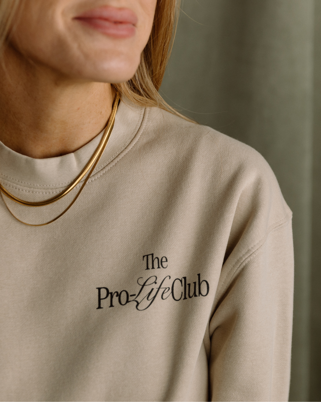 The Pro-Life Club Oversized Crewneck