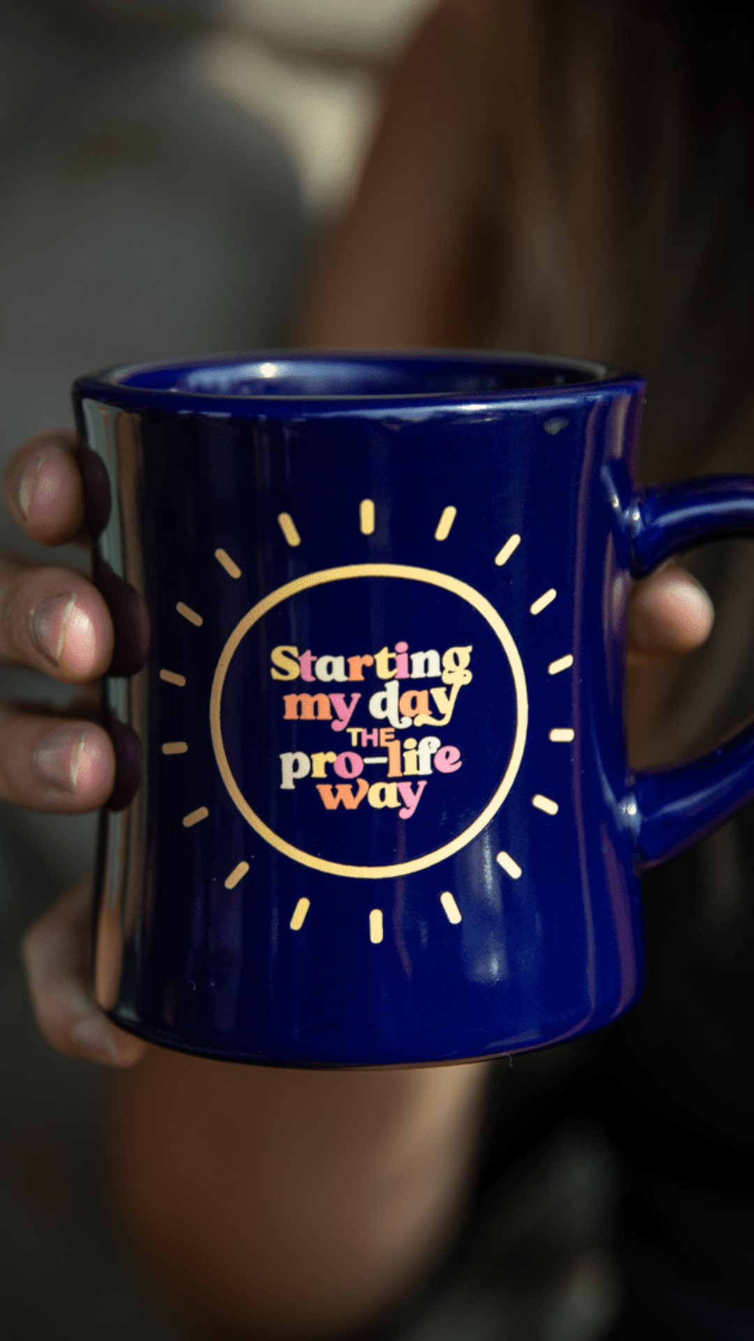 Starting My Day The Pro-Life Way Diner Mug