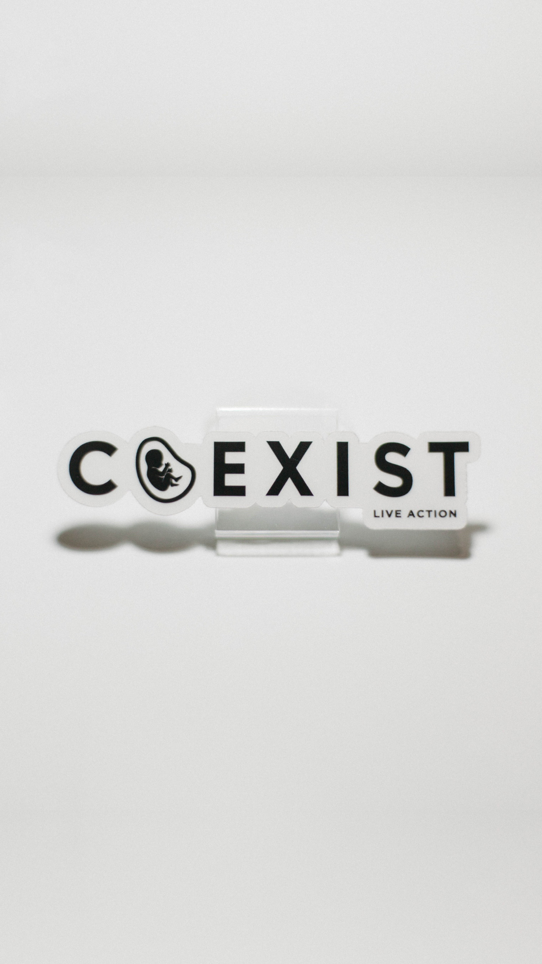 Die Cut Coexist Sticker