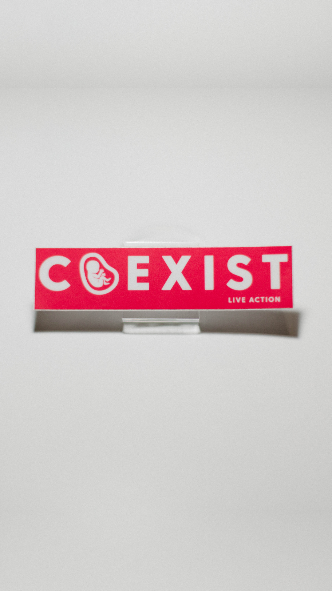 Red Coexist Sticker