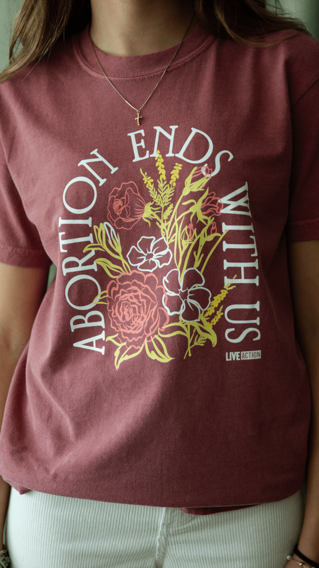 Abortion Ends With Us Tee