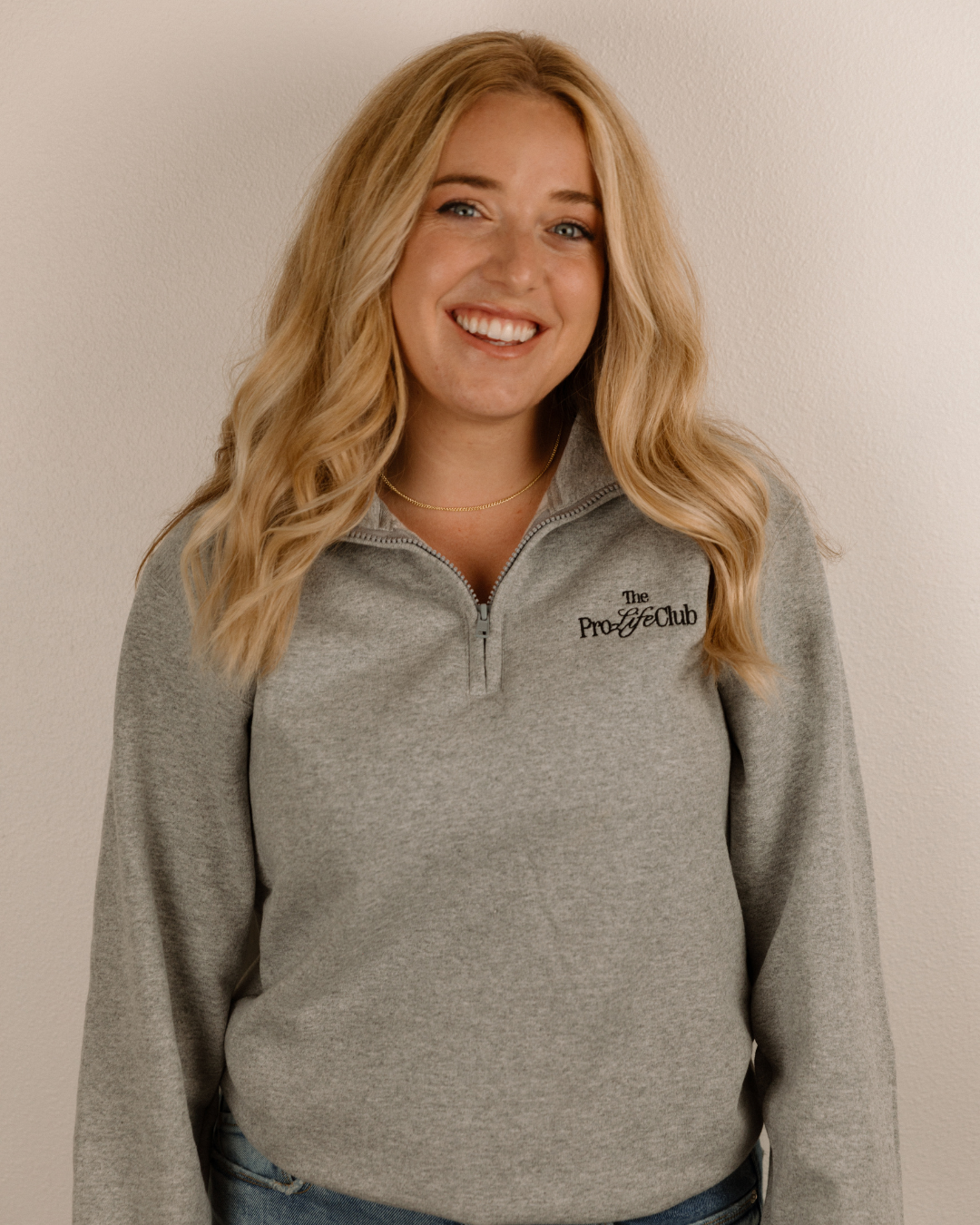 The Pro-Life Club Quarter Zip Pullover